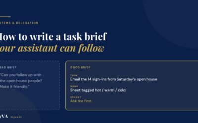 How to Write a Task Brief Your Assistant Can Actually Follow